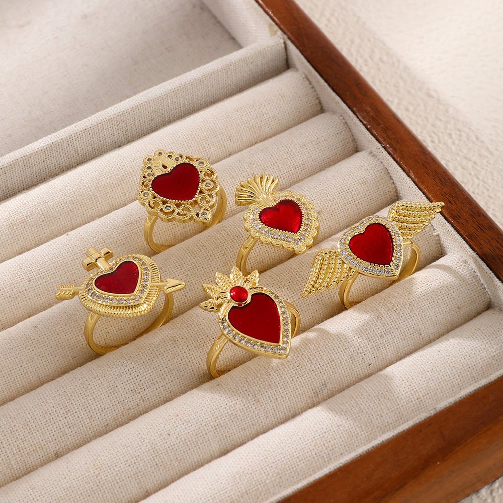 Sacred Heart Multi-Design Ring Collection