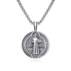 Saint Benedict Vintage Catholic Pendant Necklace