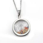 Gold Round Reversible Necklace