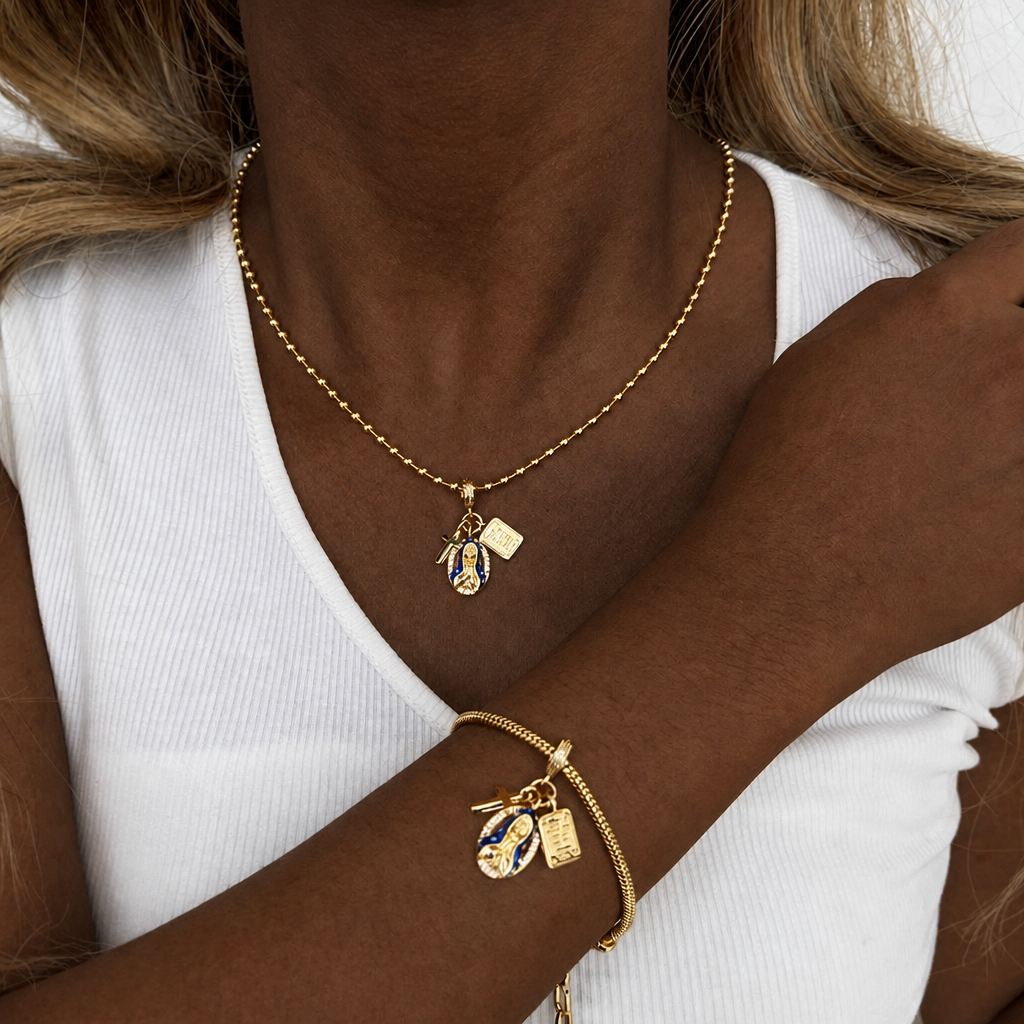 Our Lady of Grace Charm Jewelry Set