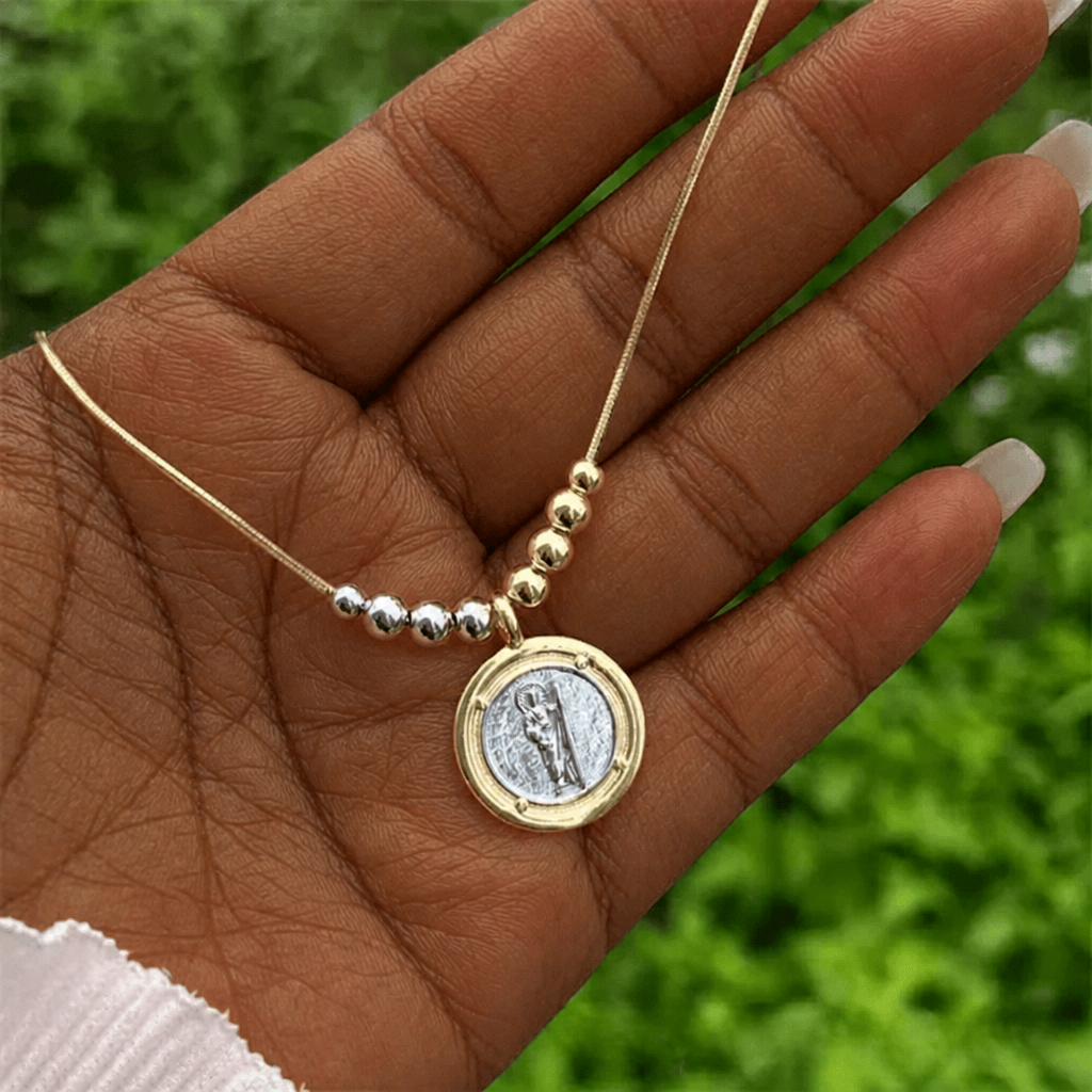 Sacred Heart/ St.Jude/ St. Benedict Pendant Necklace