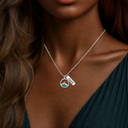 Faith Tag & Mustard Seed Mountain Necklace