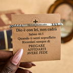 Matthew 19:26 & German Psalm 46:5 Bracelet